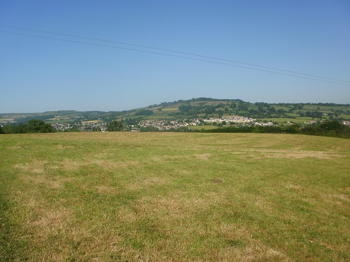 Approaching Winchcombe on the cotswold Way path