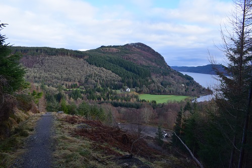 About to drop down into Invermoriston
