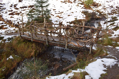 The Troll Bridge on the Great Glen Way high route