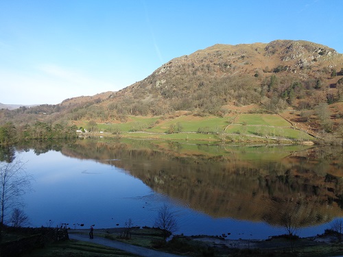 Looking over Rydal Water towards Nab Scar