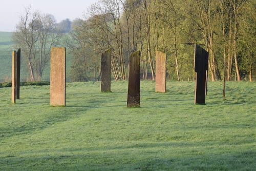 The metal Millenium Stones in Gatton park