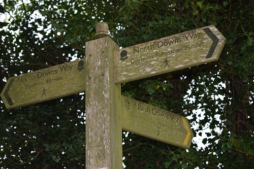 After Boughton Lees, you have a choice of 2 paths to Dover