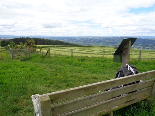 The view from the bench at the top of Beacon's Ring