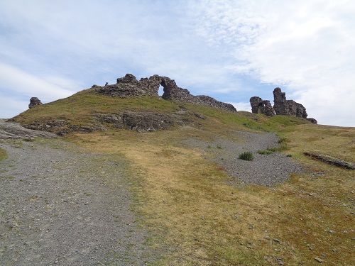 Almost at the ruins of Castle Dinas Bran