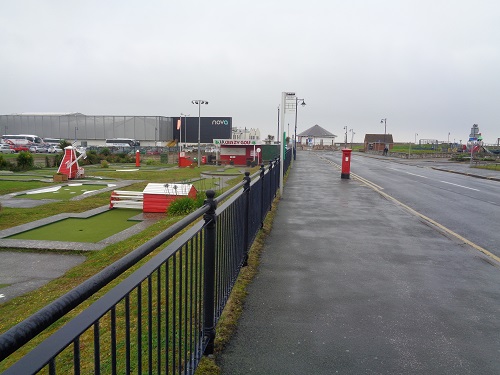 Nearing the end of the Offa's Dyke Path at Prestatyn seafront