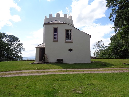The Round House on the summit of the Kymin above Monmouth