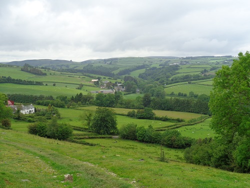 Heading down towards the Hamlet of Newchurch