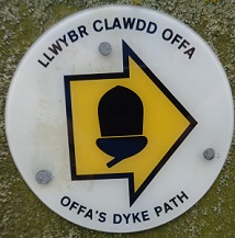 offa's dyke path waymarker