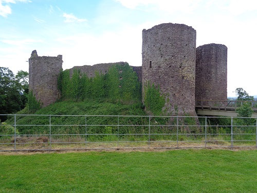 The White Castle, near Llantilio Cressenny on day 2 of my walk