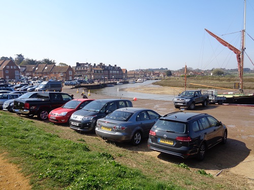 Looking back towards Blakeney