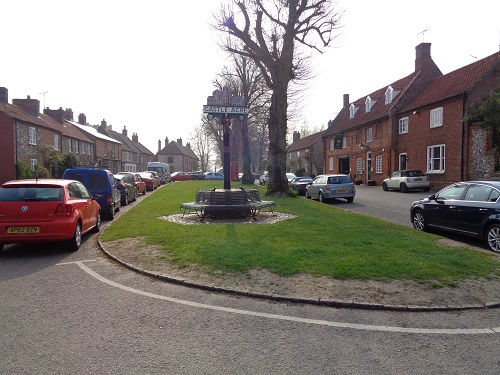 The village green in Castle Acre