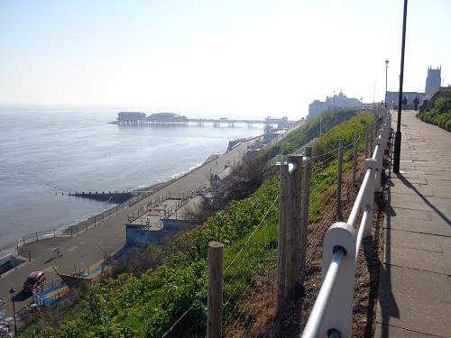 Nearing the Pier at Cromer, where the Coast Path used to finish