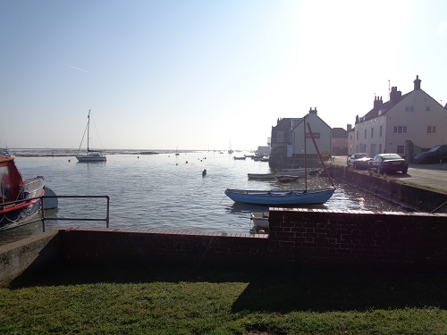 Morning sunshine as I leave Wells-Next-The-Sea