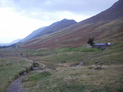 Passing the iconic Black Sail Hut Youth Hostel in Ennerdale