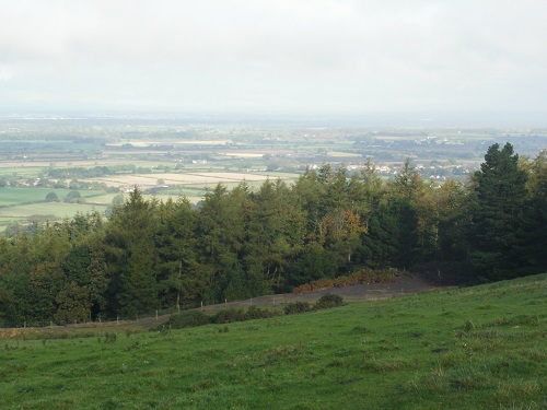 Miles and miles of flatness to be seen from above Osmotherley