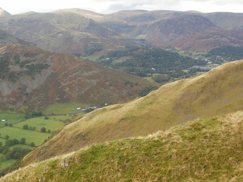 Looking over the valley, Glenridding on the right