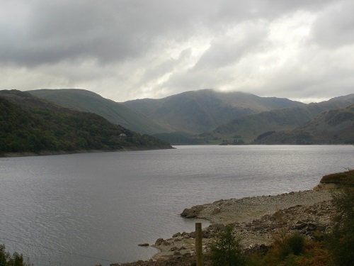 Haweswater with dark skies on their way