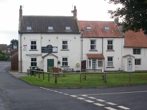 The White Swan pub in Danby Wiske, a popular stop off in Danby Wiske