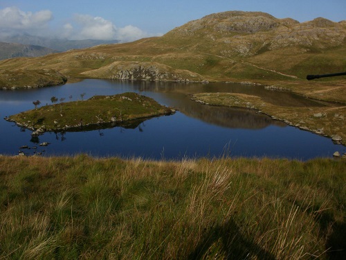 Angle Tarn on a sunny day in September