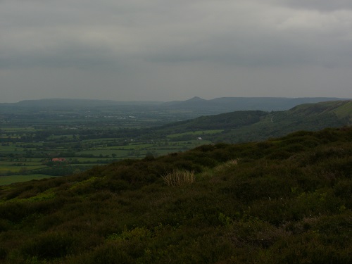 Roseberry Topping in the far distance, not on the Coast To Coast route