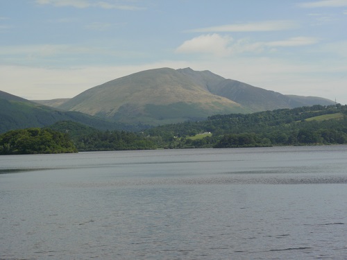 Looking over Derwent Water at Blencathra