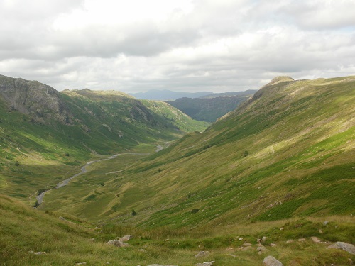 On the Cumbria Way, heading towards Borrowdale