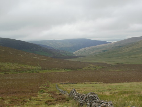 Looking towards the misty summit of High Pike