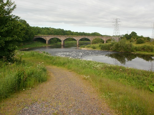 Along the River Eden on the Hadrian's Wall Path after Carlisle