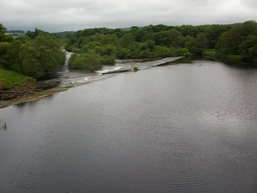 A view of the river from Chollerford Bridge