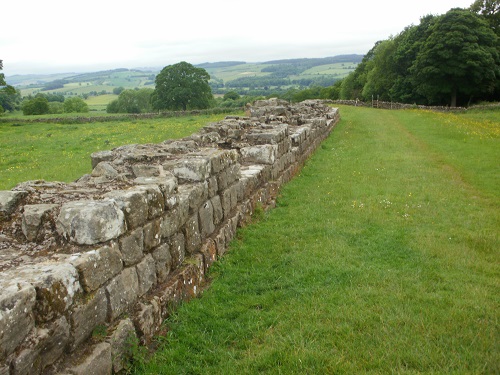 The first chunk of the Wall before Chollerford