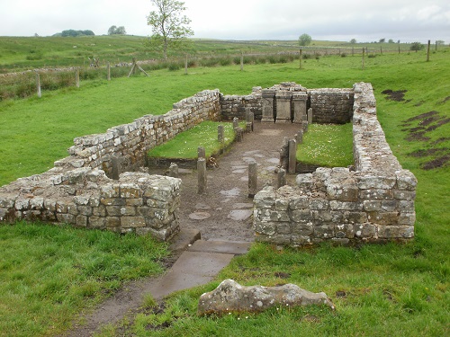 The Roman Temple of Mithras at Brocolitia on the Hadrian's Wall Path