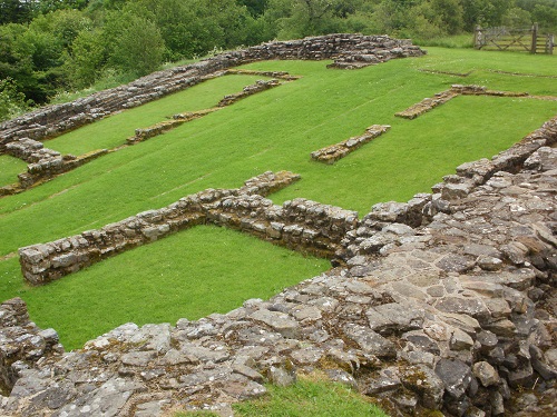 Part of the ruins along Hadrian's Wall