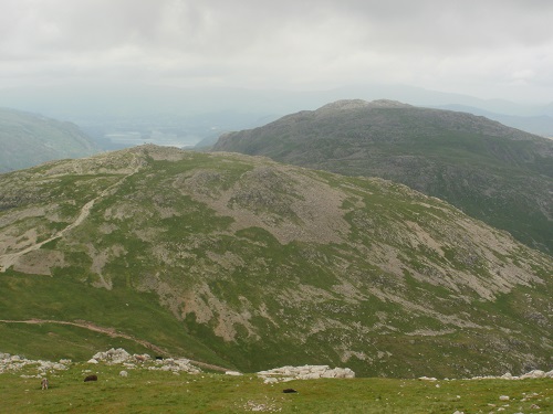 Looking towards Allen Crags with Glaramara in the distance