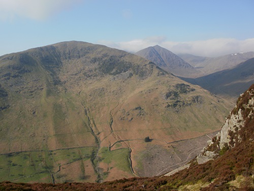 Birkhouse Moor, Catstye Cam and Helvellyn