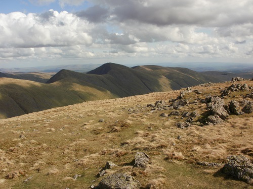 Looking across to Froswick, Ill Bell and Yoke from Stoney Cove Pike