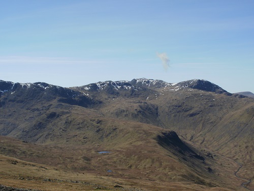 Still some snow on top of the Lakeland Fells