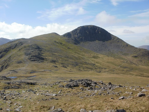 Great Gable hiding behind Green Gable in the Lake District