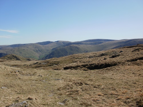 Looking towards the hills of the High Street range