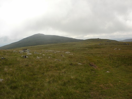 Looking back at Carrock Fell on the way to High Pike