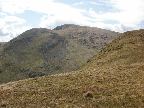 Looking across to Middle Doss and Red Screes