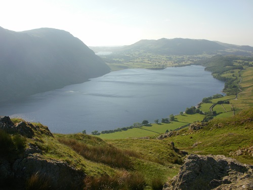 Crummock Water from near Rannerdale Knotts summit