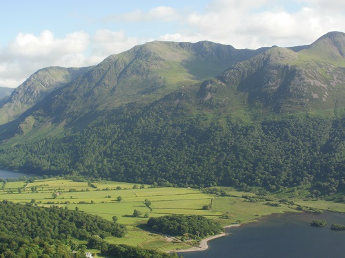 The High Stile range of hills overlooking Buttermere