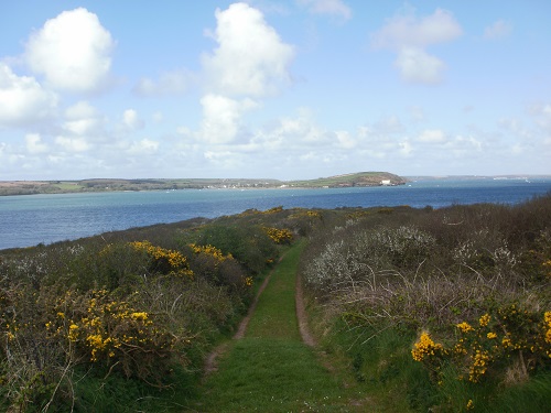 Looking over the water towards Angle