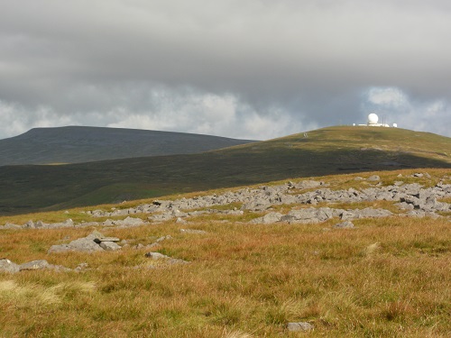 Great Dun Fell with Cross Fell in the background