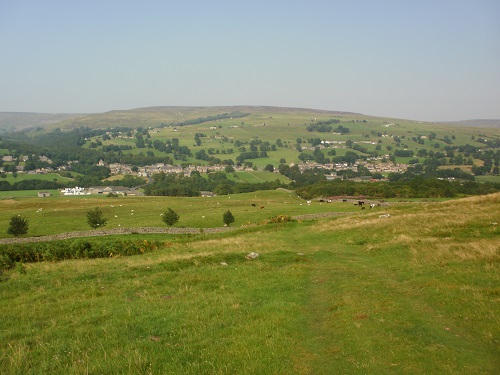 Heading down towards Middleton Upon Tees village