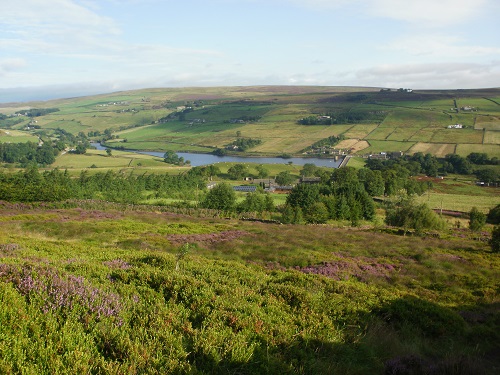 Looking over to Ponden Reservoir