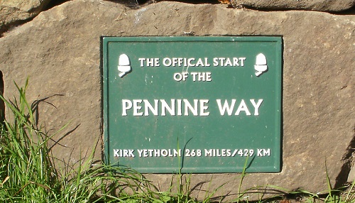 The start of the Pennine Way in Edale