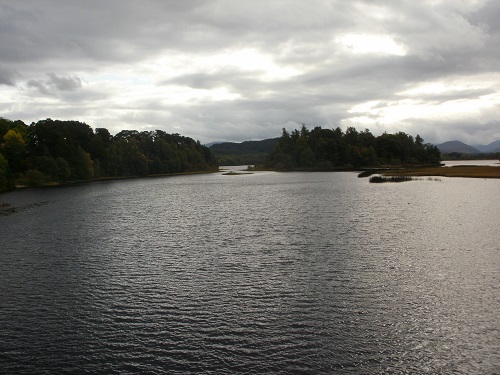 Looking along Loch Insh from Kincraig