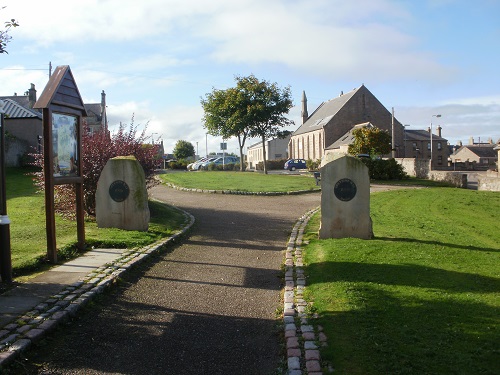 The finishing/starting point in Buckie