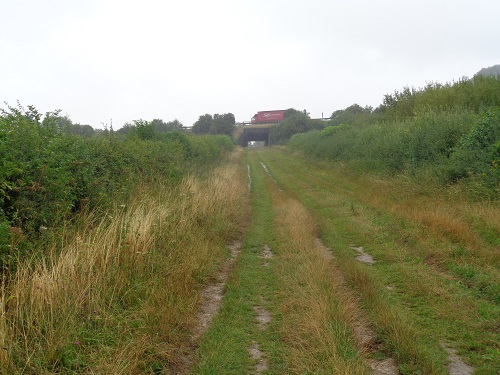 Approaching the noisy M40 Motorway on soggy paths